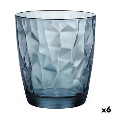 Billede af Bormioli Rocco Water Glasses Diamond Blue 390 ml 6 Pieces