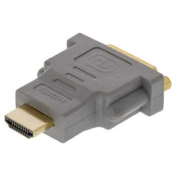 Billede af High Speed HDMI Adapter Stik DVI D 24 + 1 Pin Hun Grå