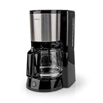 Billede af Nedis Kaffemaskine Maksimal kapacitet: 1.5 l Antal kopper på én gang: 12 Hold varm funktion Sort / Sølv