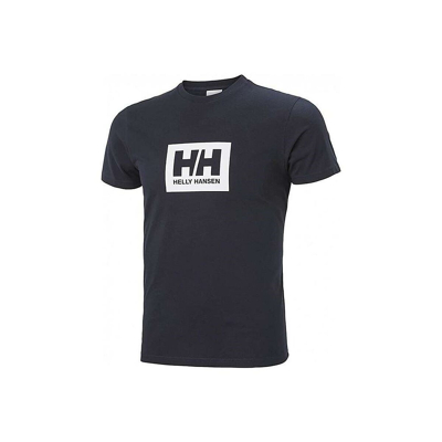 Billede af Kortærmet T shirt til Mænd HH BOX Helly Hansen 53285 599 Marineblå