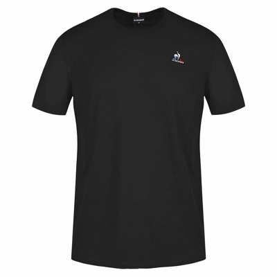 Billede af le coq sportif Essentiels Tshirts basic, Herre, Størrelse: Medium, Black