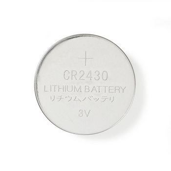 Billede af Lithium knapcellebatteri CR2430 3.00 V / 5011LC Antal batterier: 5 stk. Blister Forskellige Sølv