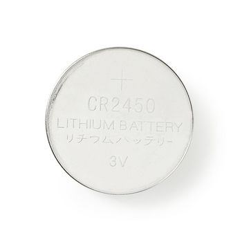 Billede af Lithium knapcellebatteri CR2450 3.00 V / 5029LC Antal batterier: 5 stk. Blister Sølv
