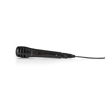 Billede af Mikrofon Cardioid Aftageligt kabel 5.00 m 80 Hz 12 kHz 600 Ohm 75 dB Indbygget on/off knap (tænd/sluk) ABS / Aluminium Sort