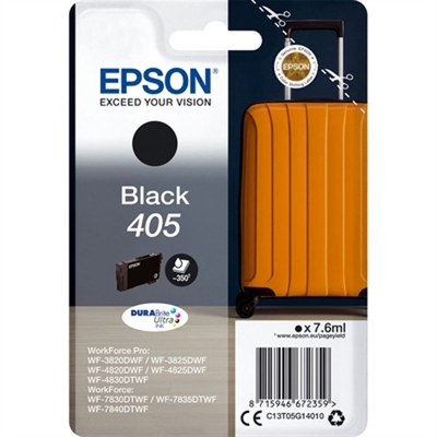 Billede af Epson 405 sort blækpatron 7,6 ml C13T05G14010 original