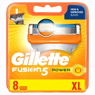 Billede af Gillette 8 pk. Fusion5 Power Barberblade