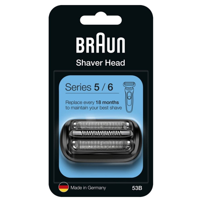 Billede af braun 81746550 barbermaskinehoved barbermaskine passer til kombipak 53B/ KP53B sort (serie 5/6)