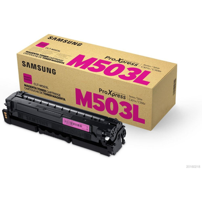 Billede af Samsung CLT M503L magenta toner 5.000 sider original SU281A