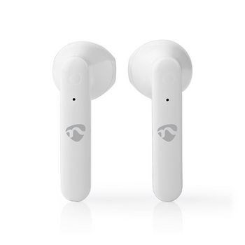 Billede af Fuldt Trådløse hovedtelefoner Bluetooth® Batteriets afspilningstid: Op til 2.5 Timer Touch Control Opladningsholder Indbygget mikrofon Understøtter stemmestyring Hvid