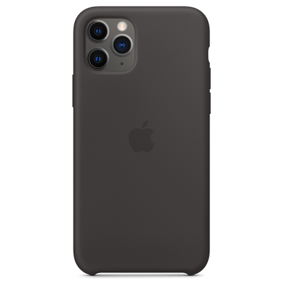 Afbeelding van Apple origineel silicone case iPhone 11 Pro black MWYN2ZM/A