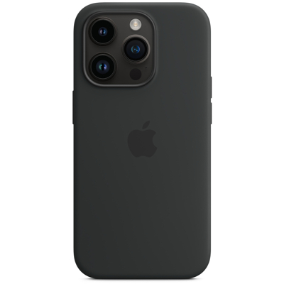 Afbeelding van Apple Silicome Case + MS iPhone 14 Pro Midnight
