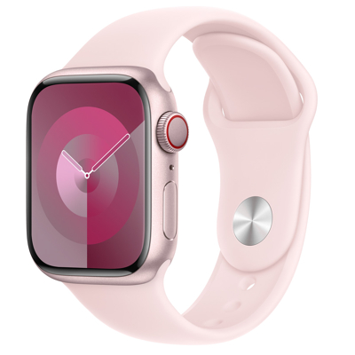 Afbeelding van Apple Watch Strap 41mm Light Pink Sport Band S/M (130 180mm)