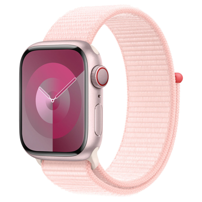 Afbeelding van Apple Watch Strap 41mm Light Pink Sport Loop (130 200mm)