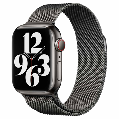 Afbeelding van Apple Watch Strap 41mm Graphite Milanese Loop (130 180mm)
