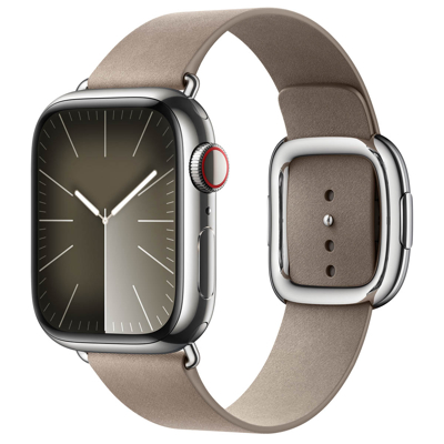 Afbeelding van Apple Watch Strap 41mm Tan Modern Buckle M (145 165mm)