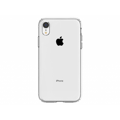 Afbeelding van Apple iPhone Xr Hoesje Siliconen en TPU (zacht) Spigen Softcase/Backcover Transparant Telefoonhoesje