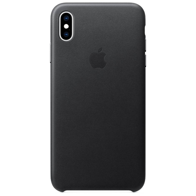 Afbeelding van Apple origineel Leather Case iPhone XS Max zwart 0190198763464