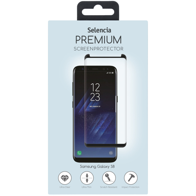 Afbeelding van Screenprotector Samsung Galaxy S8: Selencia Gehard Glas Premium