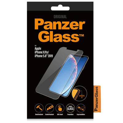 Afbeelding van Screenprotector Apple iPhone Xs: PanzerGlass Anti Bacterial