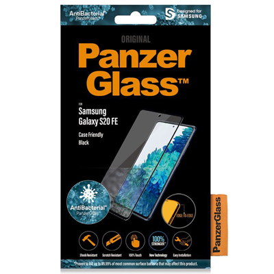 Afbeelding van PanzerGlass™ Samsung Galaxy S20 FE CF Black Antibacterial