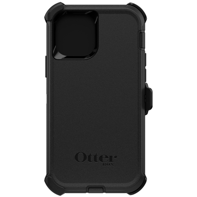 Afbeelding van Apple iPhone 12 Hoesje Kunststof OtterBox Hardcase/Backcover Zwart Telefoonhoesje Shockproof/Valbescherming