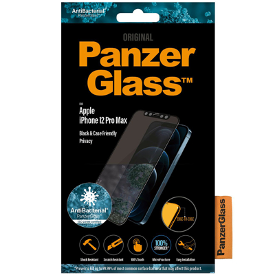 Afbeelding van PanzerGlass™ iPhone 12 Pro Max Black Privacy