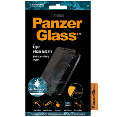 Afbeelding van PanzerGlass™ iPhone 12/12 Pro Black Privacy