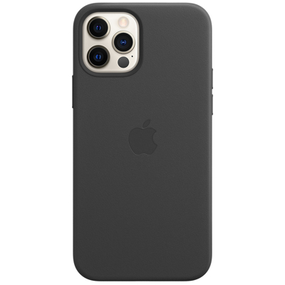 Afbeelding van Apple leren hoesje met MagSafe iPhone 12 Pro / black