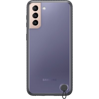 Afbeelding van Samsung Galaxy S21 Plus Hoesje Kunststof Backcover/Hardcase Zwart Telefoonhoesje