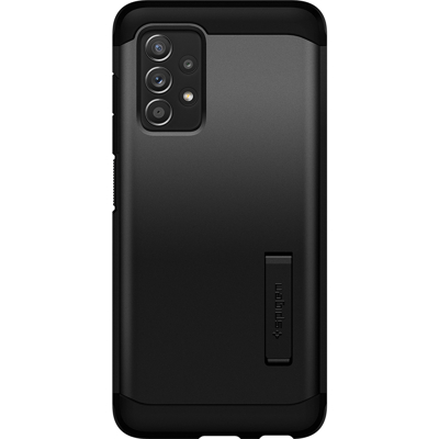 Afbeelding van Samsung Galaxy A52 (5G) Hoesje Kunststof Spigen Hardcase/Backcover Zwart Telefoonhoesje Shockproof/Valbescherming