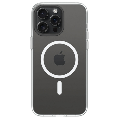 Afbeelding van Apple iPhone 15 Pro Max MagSafe Hoesje Kunststof RhinoShield Hardcase/Backcover Transparant Telefoonhoesje Shockproof/Valbescherming