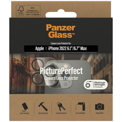Afbeelding van PanzerGlass PicturePerfect Apple iPhone 14 / Plus Camera Lens Protector Glas