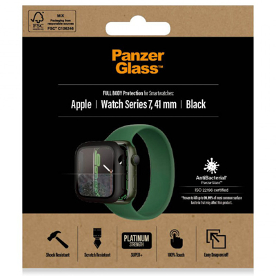 Afbeelding van PanzerGlass™ Full Body Apple Watch Series 7/Series 8, 41mm Black