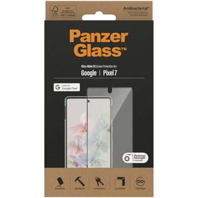 Afbeelding van PanzerGlass Case Friendly Google Pixel 7 Screenprotector Glas Zwart