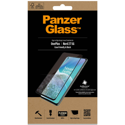 Afbeelding van PanzerGlass Case Friendly OnePlus Nord 2T Screenprotector Glas
