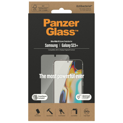 Afbeelding van PanzerGlass Case Friendly Samsung Galaxy S23 Plus Screenprotector Glas