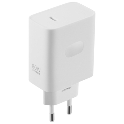 Afbeelding van OnePlus SUPERVOOC (80W) USB C Power Adapter White