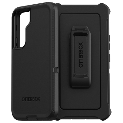Afbeelding van Samsung Galaxy S22 Hoesje Kunststof OtterBox Hardcase/Backcover Zwart Telefoonhoesje Shockproof/Valbescherming
