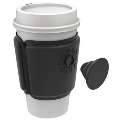 Afbeelding van PopSockets PopThirst Cup Sleeve Black Zwart Kunststof