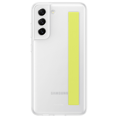 Afbeelding van Samsung Galaxy S21 FE Hoesje Siliconen en TPU (zacht) Backcover/Softcase Wit Telefoonhoesje
