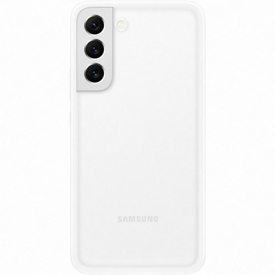 Afbeelding van Samsung Galaxy S22 Plus Hoesje Kunststof Hardcase/Backcover Wit Telefoonhoesje