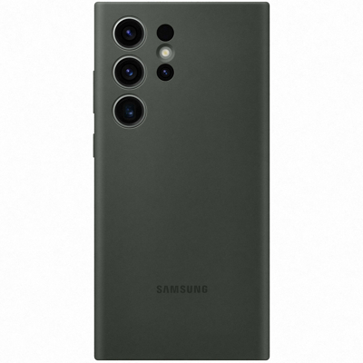 Afbeelding van Samsung Galaxy S23 Ultra Siliconen Back Cover Groen