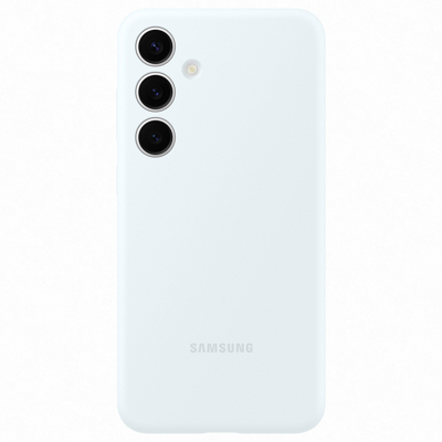 Afbeelding van Samsung Galaxy S24 Plus Hoesje Siliconen en TPU (zacht) Softcase/Backcover Wit Telefoonhoesje