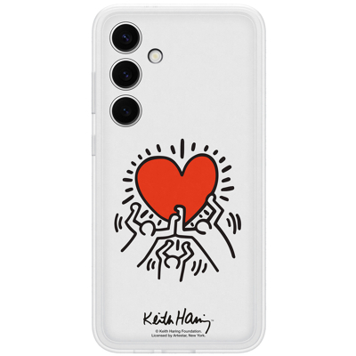 Afbeelding van Samsung Galaxy S24 Plus Keith Haring Suit Back Cover Transparant
