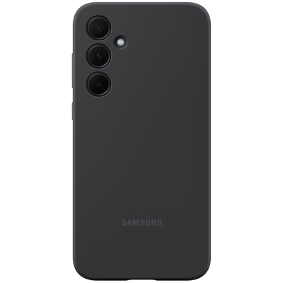 Afbeelding van Samsung Galaxy A35 Hoesje Siliconen en TPU (zacht) Backcover/Softcase Zwart Telefoonhoesje