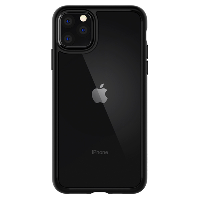 Afbeelding van Apple iPhone 11 Pro Hoesje Kunststof Spigen Hardcase/Backcover Zwart Telefoonhoesje Shockproof/Valbescherming