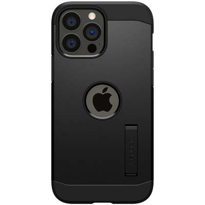 Afbeelding van Apple iPhone 13 Pro Max Hoesje Kunststof Spigen Hardcase/Backcover Zwart Telefoonhoesje Shockproof/Valbescherming