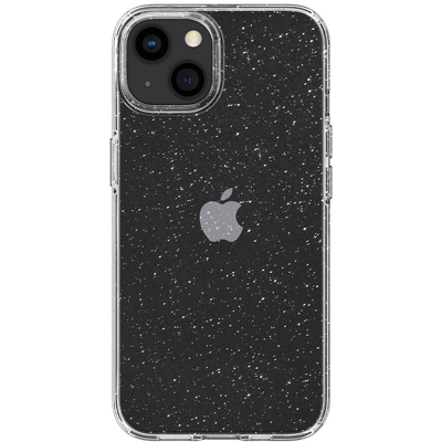 Afbeelding van Apple iPhone 13 Glitter Hoesje Siliconen en TPU (zacht) Spigen Softcase/Backcover Transparant Telefoonhoesje