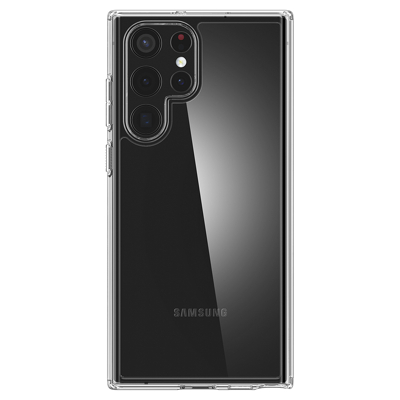 Afbeelding van Samsung Galaxy S22 Ultra Hoesje Kunststof Spigen Backcover/Hardcase Transparant Telefoonhoesje Shockproof/Valbescherming