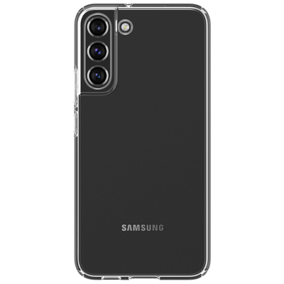 Afbeelding van Samsung Galaxy S22 Hoesje Siliconen en TPU (zacht) Spigen Softcase/Backcover Transparant Telefoonhoesje